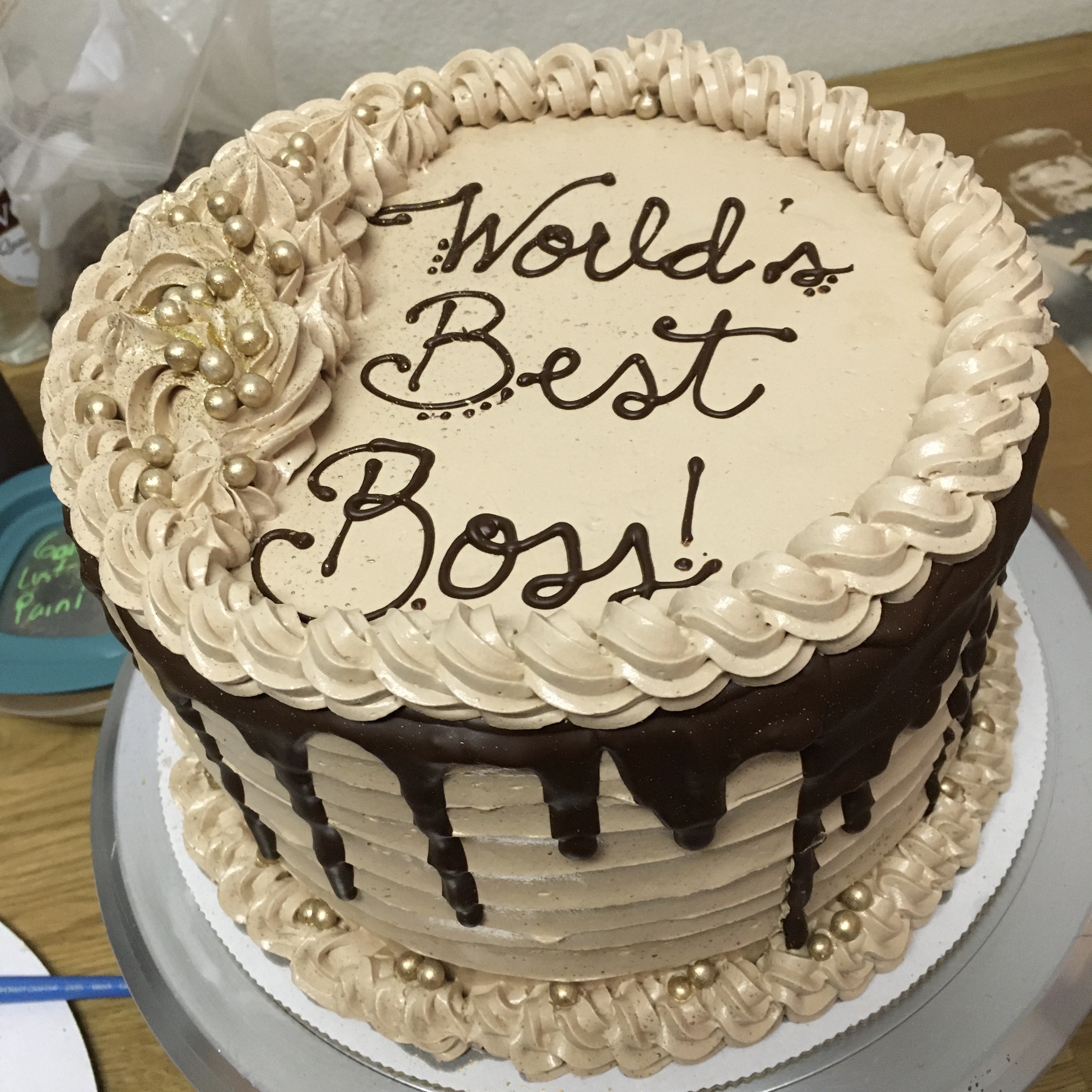 Boss Appreciation Cake